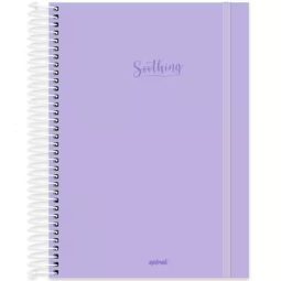 Caderno Universitário Capa Polipropileno 20X1 320 Folhas Soothing Lilás 1UN