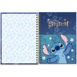 Caderno Universitário Capa Dura 1x1 Stitch Disney Premium Spiral - PT 1 UN - Image 3