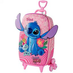 Mochila Escolar Infantil de Rodinhas em EVA Stitch Disney Maxtoy - PT 1 UN - Image 2