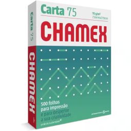 Papel sulfite Carta, 75g, 216mmx279mm, Chamex - PT 500 FL