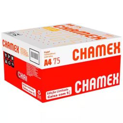 Papel Sulfite A4, 75g - Caixa com 5 resmas, Chamex CX 2500 FL